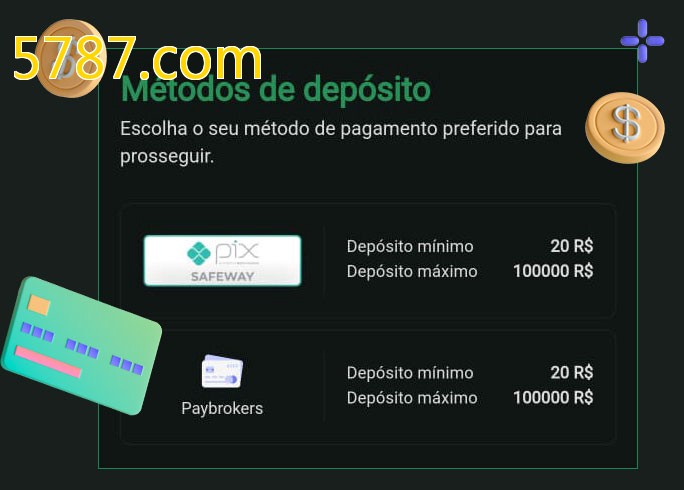 O cassino 5787.combet oferece uma grande variedade de métodos de pagamento